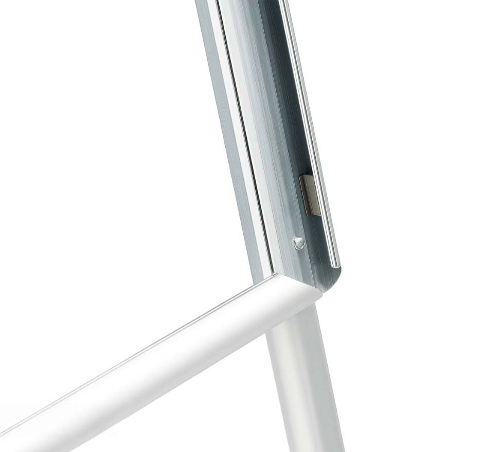 Алюминиевый штендер с клик-рамкой двусторонний рекламный