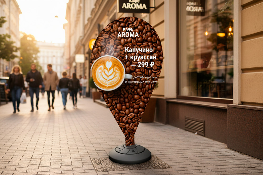 Флаг Флайдер шар воздушный 123×202 см