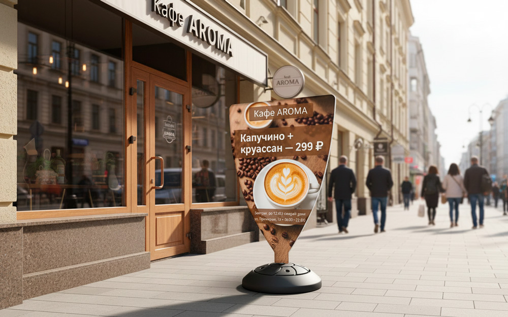 Флаг Флайдер Треугольник 100×134 см