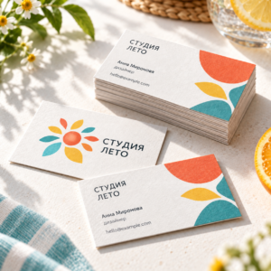 Иллюстрация: визитки