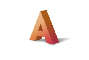 Объемные буквы без подсветки